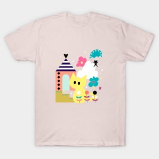 Cute Cat on Vacation T-Shirt